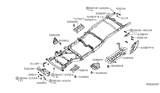 Diagram for Nissan Pathfinder Exhaust Heat Shield - 74762-EA000