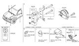 Diagram for Nissan Frontier Body Control Module - 28595-9CH0A
