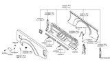 Diagram for Nissan Fuel Door Hinge - 78836-ZP40A