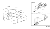 Diagram for Nissan Timing Belt Idler Pulley - 11925-EA010