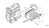 Diagram for 2019 Nissan Rogue Intake Manifold Gasket - 14035-4BT0A