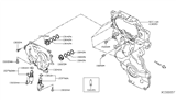 Diagram for Nissan Rogue Timing Cover - 13041-4BC0A