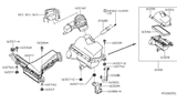 Diagram for Nissan Altima Air Duct - 16554-3TA0B