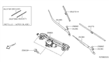 Diagram for Nissan Altima Wiper Motor - 28800-9HS0A