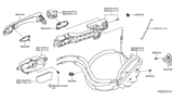 Diagram for Nissan Altima Door Latch Cable - 80515-9HS0A