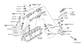 Diagram for Nissan Rogue Fuel Injector - 16600-9HP0A