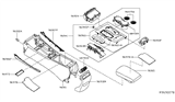 Diagram for Nissan Center Console Base - 96911-9HS1A