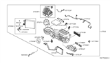 Diagram for Nissan Maxima Blend Door Actuator - 27731-3SB0A