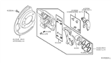 Diagram for Nissan Armada Brake Caliper Repair Kit - D0135-ZC60A