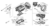 Diagram for Nissan Titan Drain Plug - 11128-EZ40A