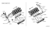 Diagram for Nissan Catalytic Converter Gasket - 14036-EZ30A