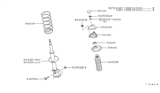 Diagram for Nissan Stanza Control Arm Bracket - 54323-5B600
