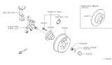 Diagram for Nissan Sentra Wheel Bearing Dust Cap - 43234-31U00