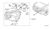Diagram for Nissan Titan Headlight - 26010-9FF0A