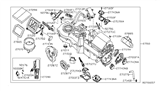Diagram for Nissan Titan Blend Door Actuator - 27743-5Z010
