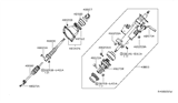 Diagram for Nissan Steering Column - 48810-9FD0B