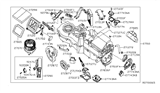 Diagram for Nissan Blend Door Actuator - 27743-ZH00A