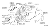 Diagram for Nissan Titan Door Check - 82430-ZC30A