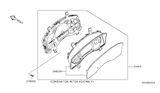 Diagram for Nissan Titan Speedometer - 24810-9GE0E