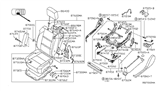 Diagram for Nissan Titan Seat Cushion - 87350-ZH161