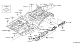Diagram for Nissan Versa Exhaust Heat Shield - 74758-EL000