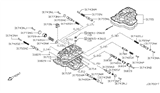 Diagram for Nissan Versa Automatic Transmission Filter - 31726-1XA03