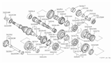 Diagram for Nissan Needle Bearing - 32219-D0100