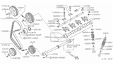 Diagram for Nissan Pulsar NX Camshaft - 13020-21M01
