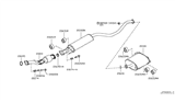 Diagram for 2013 Nissan Cube Catalytic Converter - 20010-1FN0A