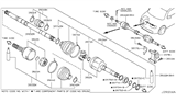 Diagram for Nissan NV Axle Shaft Retainer - 39776-EN000