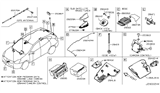 Diagram for Nissan Murano Antenna - 28208-6FL1A