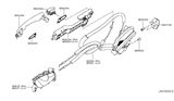 Diagram for Nissan Rogue Door Latch Assembly - 82501-4BA0B