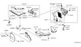 Diagram for Nissan Rogue Sport Mass Air Flow Sensor - 22680-BV80B