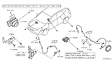 Diagram for Nissan Rogue ABS Control Module - 47660-7FW2B