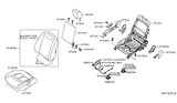 Diagram for 2017 Nissan Leaf Seat Switch - 87016-3NF0A