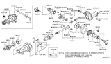 Diagram for Nissan Differential Bearing - 38440-EC000