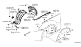 Diagram for Nissan 370Z Wheelhouse - 63844-1EA0A
