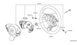 Diagram for 2016 Nissan 370Z Steering Wheel - 48430-1EA0A