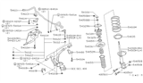 Diagram for Nissan Stanza Sway Bar Bushing - 54619-0B000