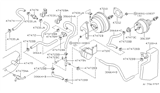 Diagram for Nissan Brake Booster Vacuum Hose - 47471-30P00