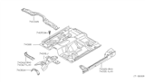 Diagram for Nissan Xterra Floor Pan - 74312-7Z032