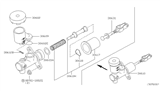 Diagram for Nissan Clutch Master Cylinder - 30610-9Z400