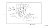 Diagram for Nissan Blower Control Switches - 27660-8B400