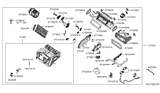 Diagram for Nissan Sentra Cabin Air Filter - 27891-3DF0A