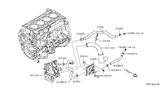 Diagram for Nissan Juke Oil Cooler Hose - 21306-BV80D