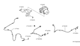 Diagram for 2013 Nissan Sentra Speed Sensor - 47910-3DA0A