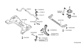 Diagram for Nissan Sentra Sway Bar Kit - 54611-4AF1A