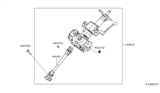 Diagram for Nissan Steering Shaft - 48080-3DN1A
