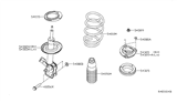 Diagram for Nissan Sentra Coil Springs - 54010-3SH0A
