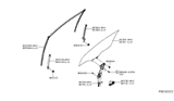 Diagram for Nissan Sentra Weather Strip - 80330-9AM0A